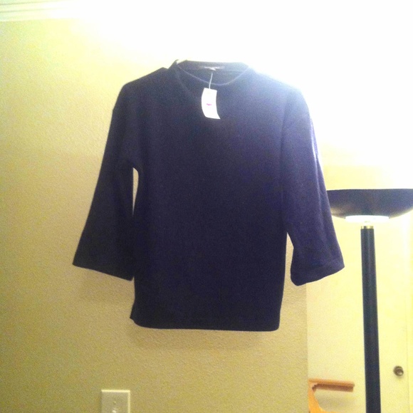 Banana Republic SOFT SPARKLY Navy Sweater NWT - Picture 1 of 7